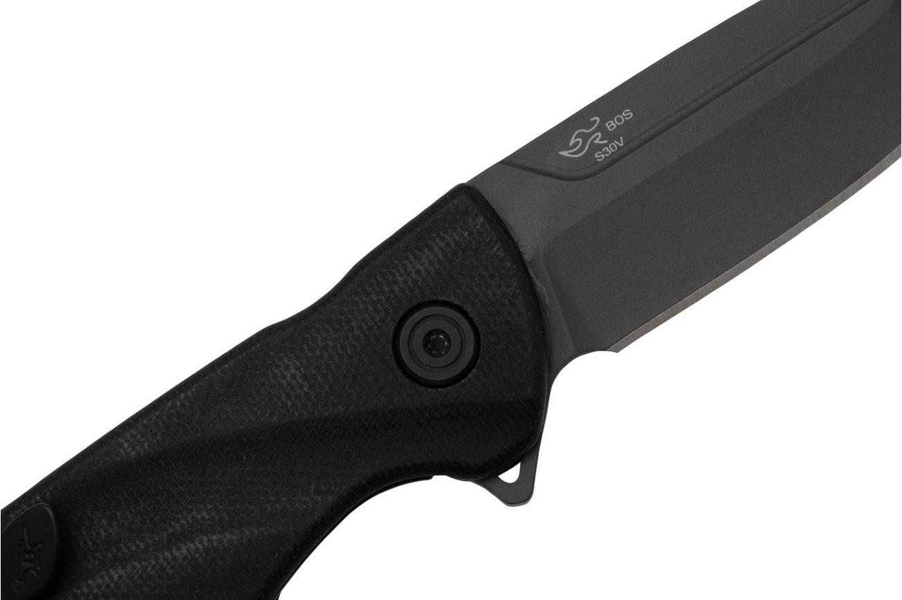 Buck Sprint Ops 0843BKS Black Canvas Micarta, zakmes