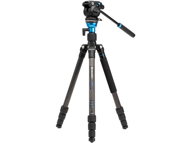 Benro Videostativ C1683TS2PRO Aero Kit Carbon Kompaktes Stativ, geeignet für Reisen und einfaches Verstauen und Tragen