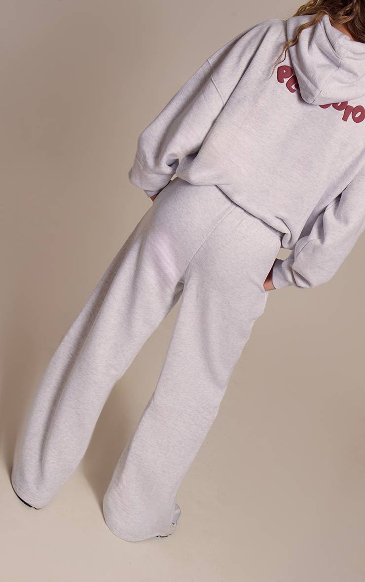 Gris Glace Joggers PLT Studio Archive À Taille Fine Et Imprimé Synthétiqueff
