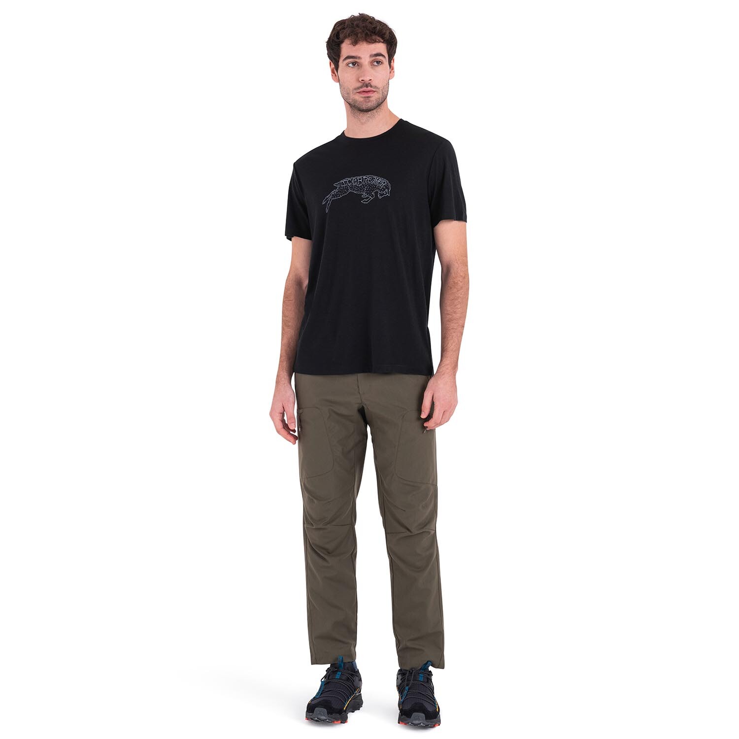 Icebreaker Mens 150 Tech Lite III S/S Tee Ewe Bound