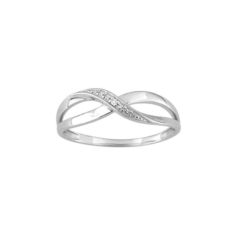 Bague Femme - Or 9 Carats - Diamant 0.005 Carats