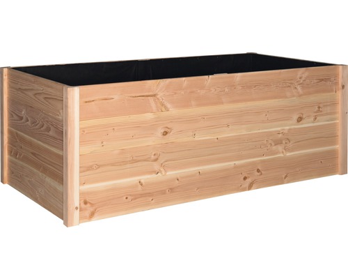 Klassieke verhoogde tuinbak Konsta, wanddikte 20 mm, 209x109x76 cm, Douglasspar