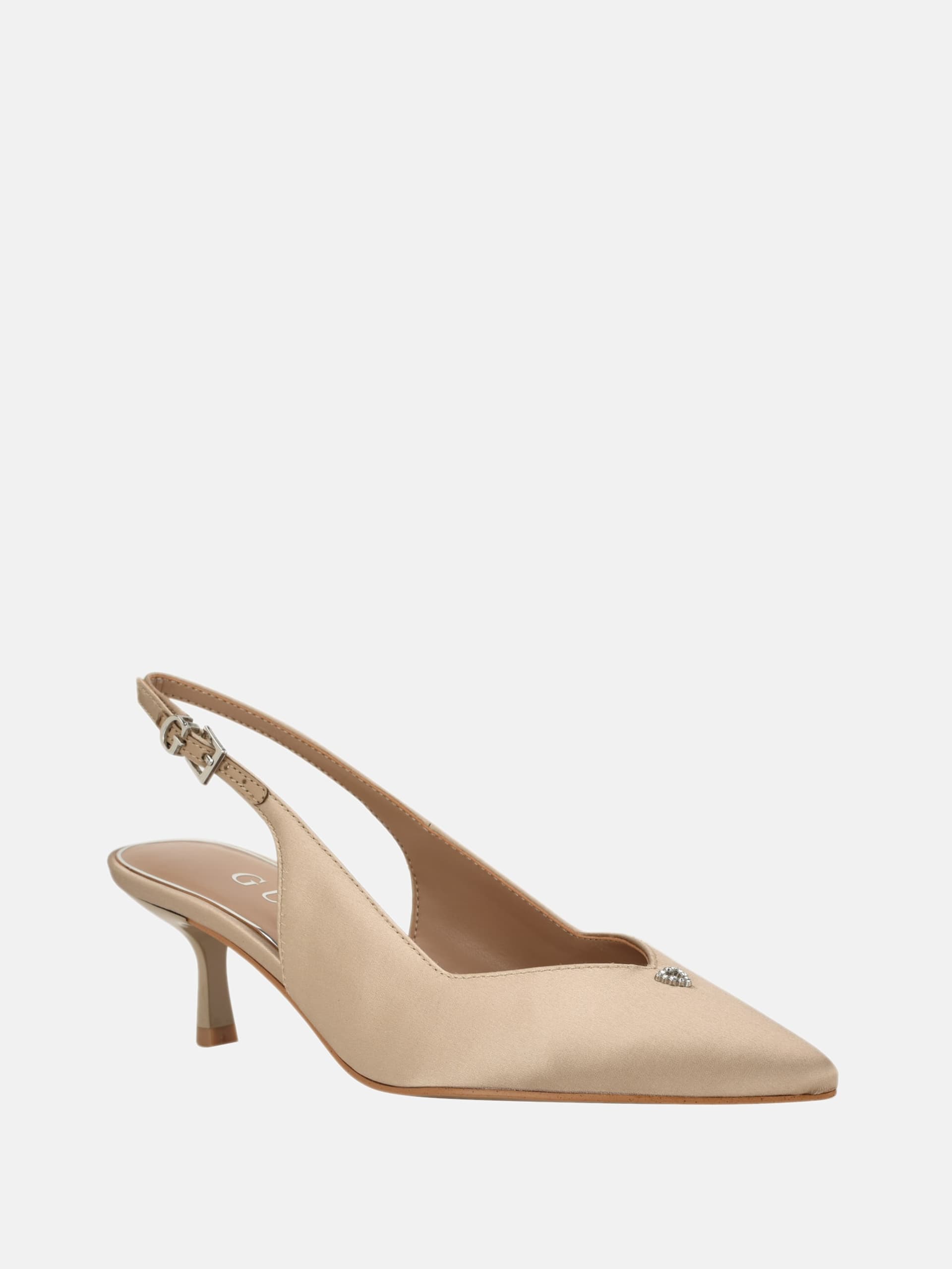 Sapatos de salto baixo Yannick de cetim