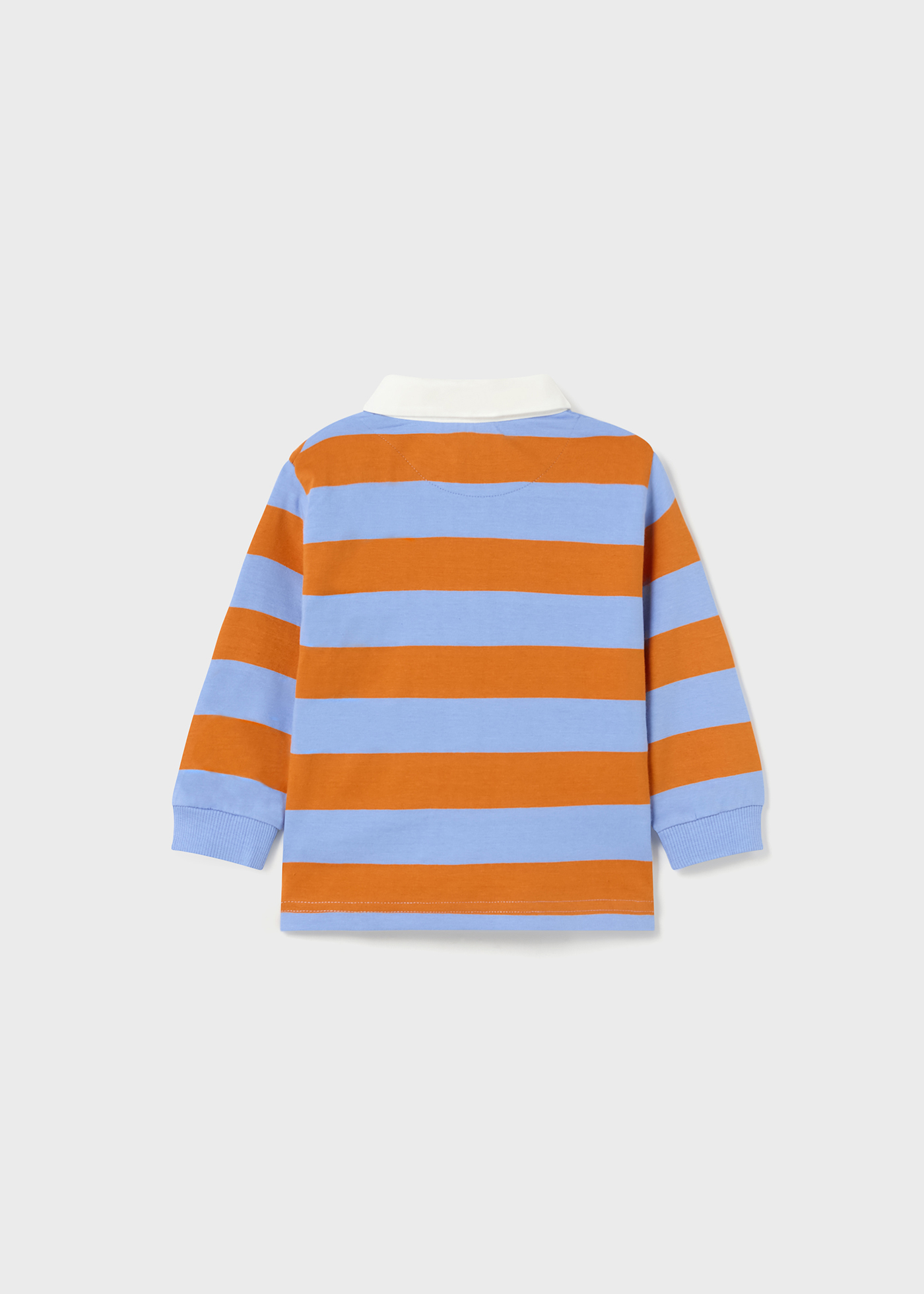 Camisa polo listrada Better Cotton para bebês
