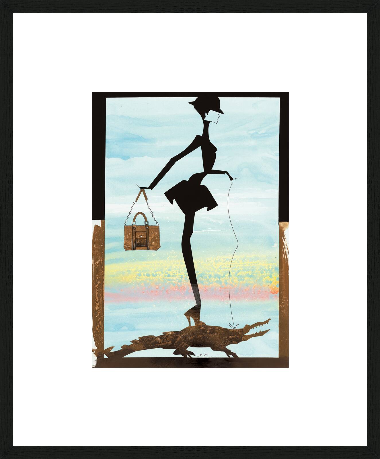 In Series crocodile by Piet Paris - Limited Edition. Edition of: 150. Signed.
