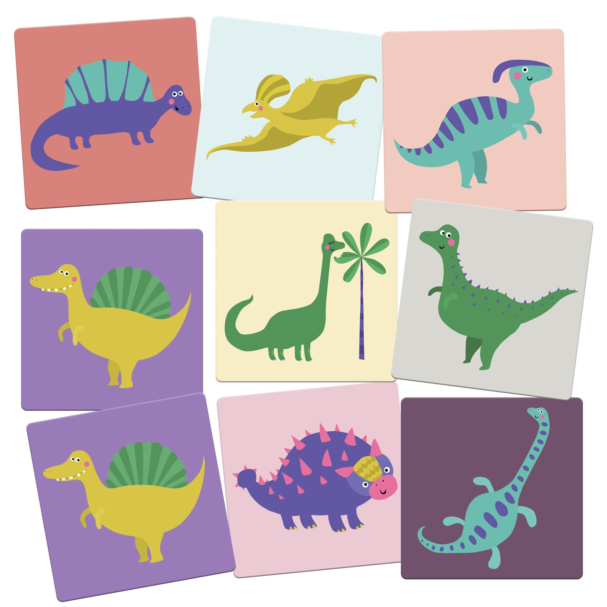Die bunten Dinos – Mein Maxi-Memo