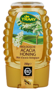 De Traay Acaciahoning EKO Knijpfles 250GR