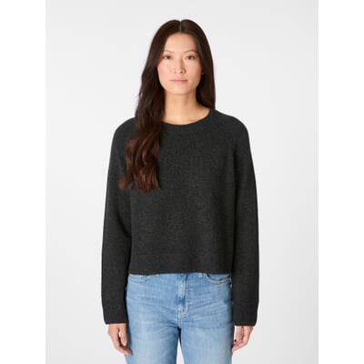 Damen-Strickpullover, Anthrazit