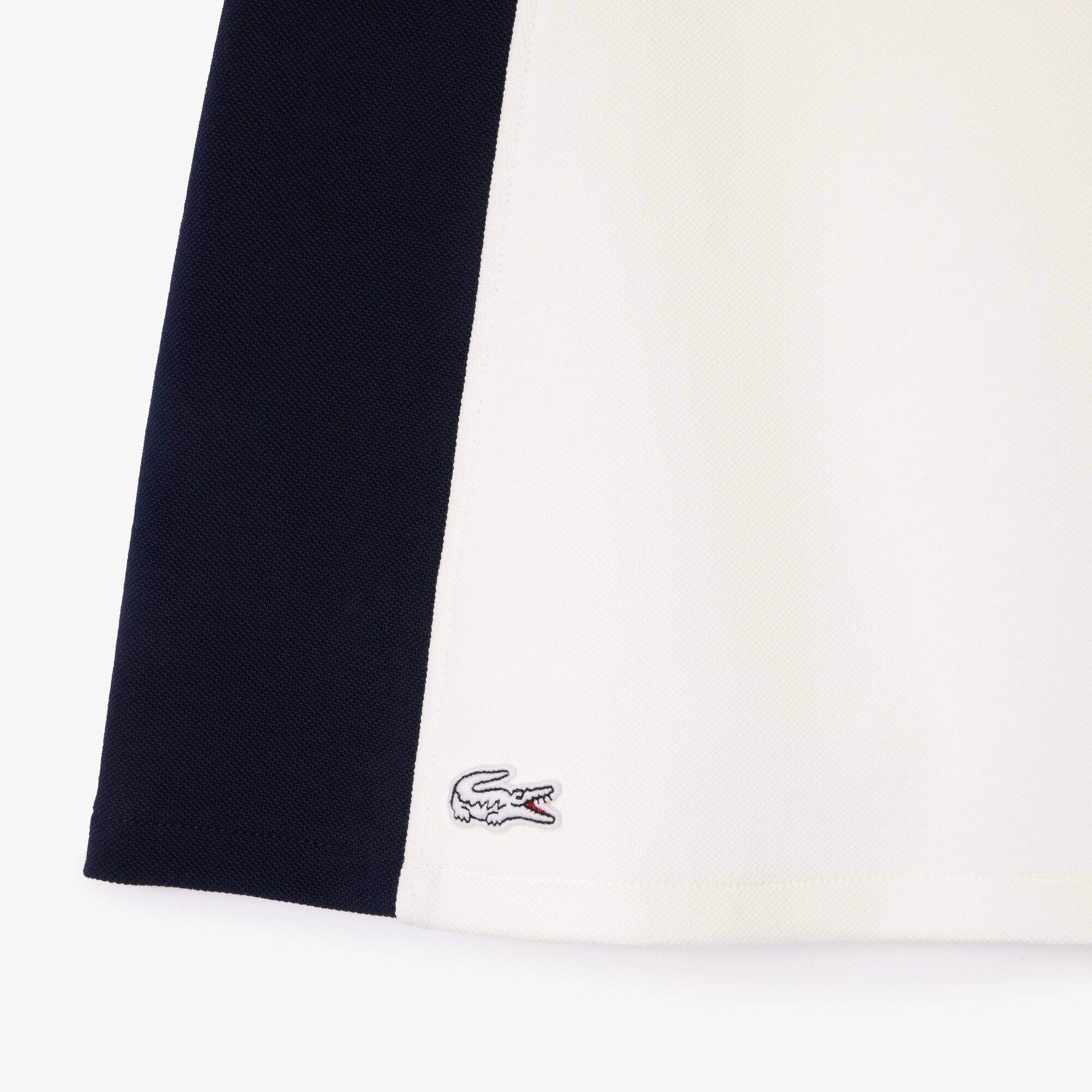 Jupe en piqué double-face fabriquée en France Robes & Jupes - Blanc - Lacoste - Femme