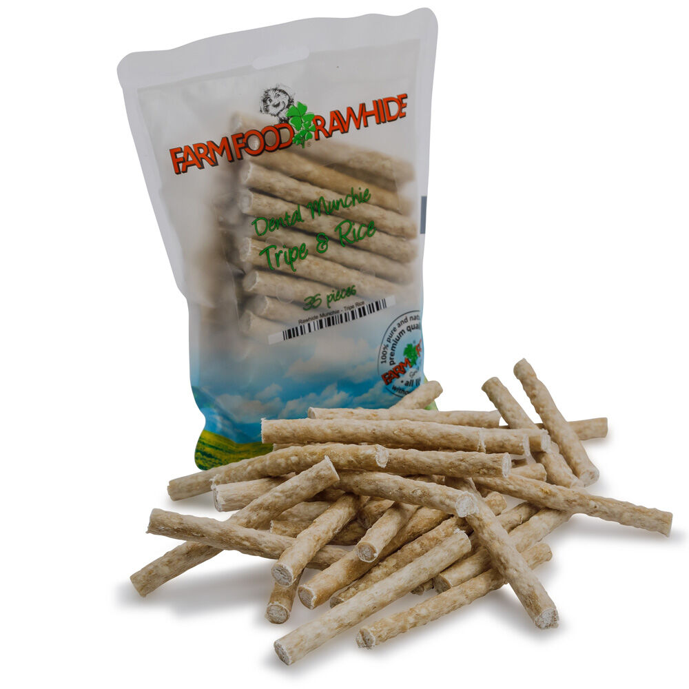 Farm Food Rawhide Dental Munchie - Hondensnack - 35 Stuks - Tripe