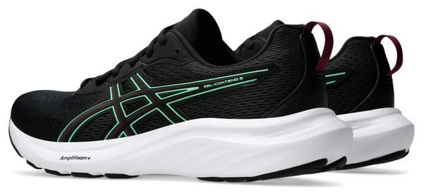 Chaussures Running Asics Gel-Contend 9 Noir/Vert Homme
