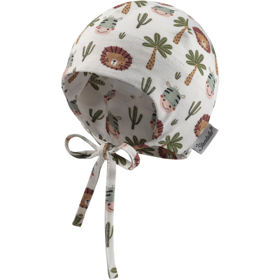 Sterntaler Beanie Safaritiere ecru