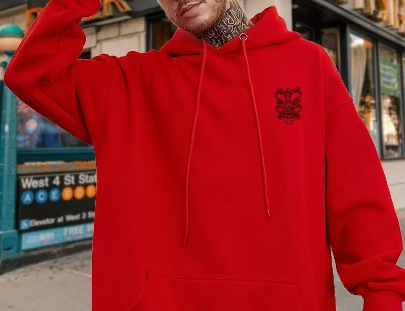 Cowpow - Leeuwendans Print Hoodie