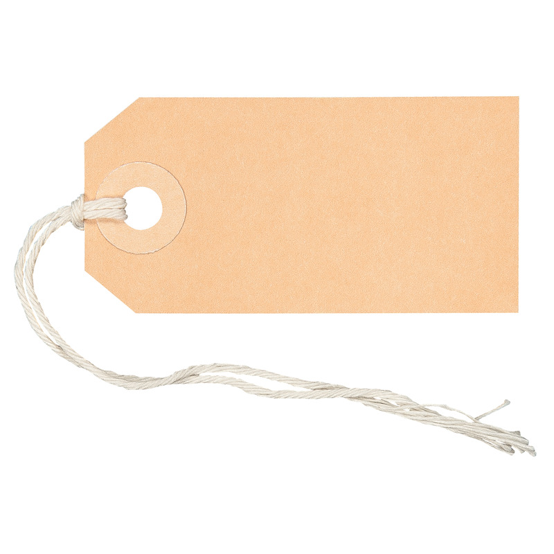 Biella Anhängeetiketten, 56107000U, 35 x 70 mm, 50 Blatt