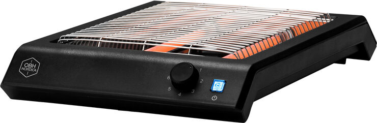 OBH Nordica Mainstream Brødrister Sort