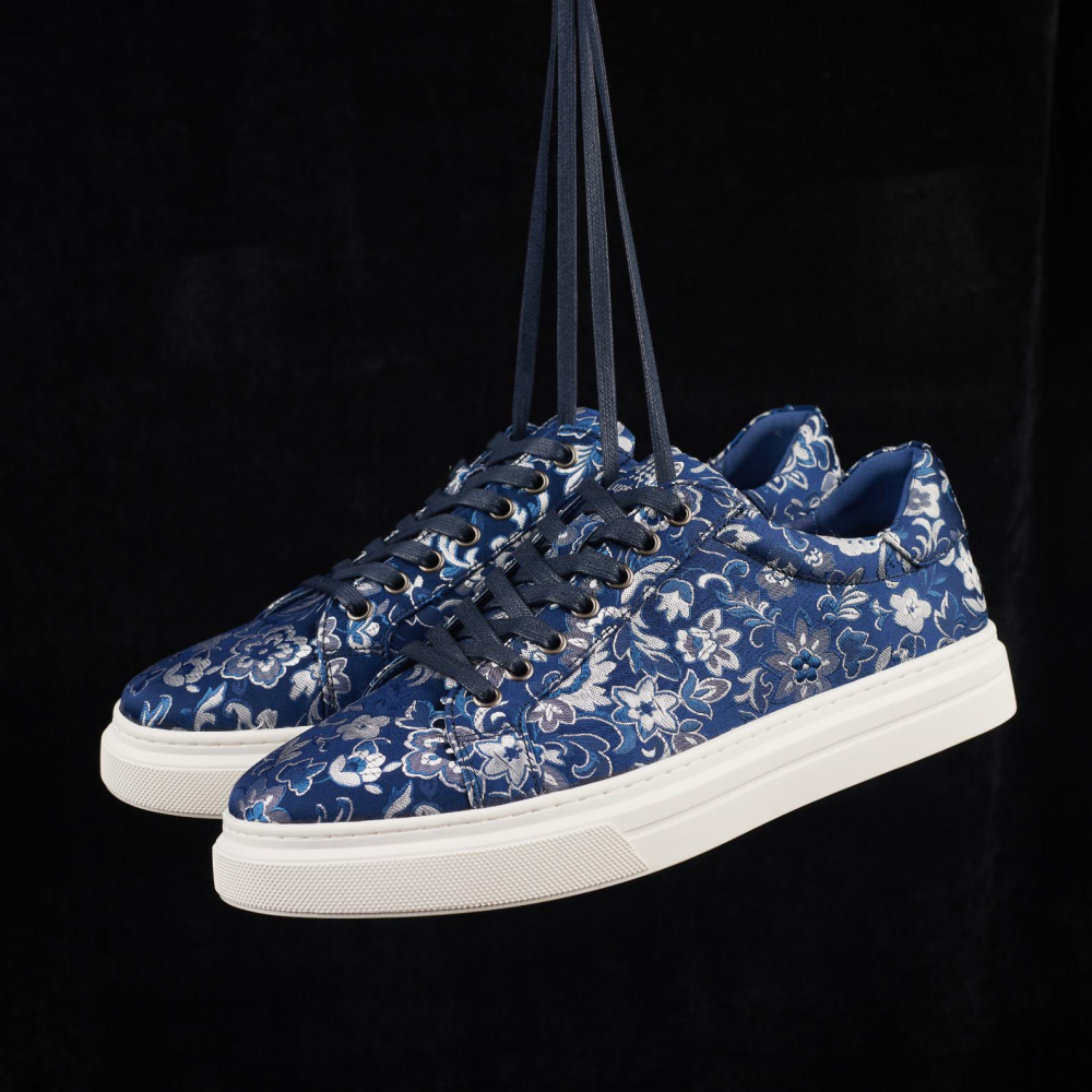 Blue Sky Flower Sneakers