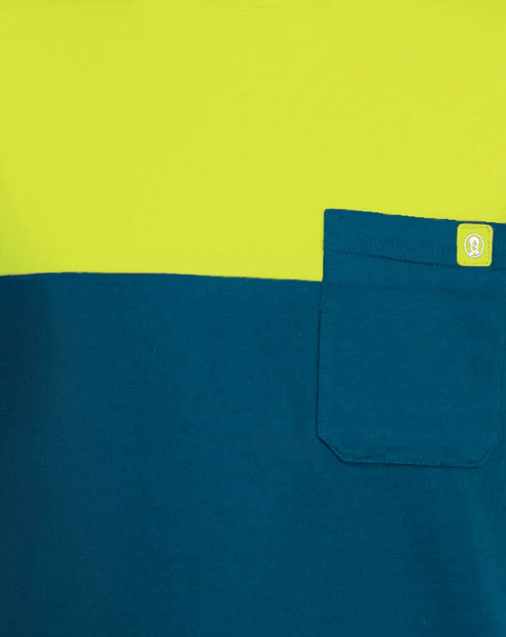 T-ShKids BERGEN Quick-dry in petrol/lime