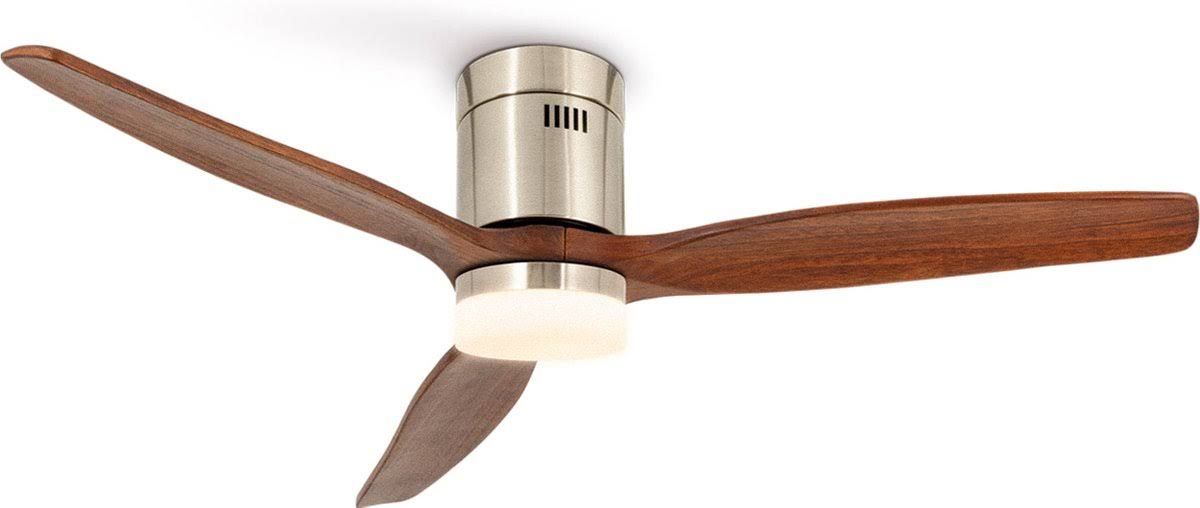CREATE / WINDCALM/Deckenventilator Weiß mit Beleuchtung und Fernbedienung