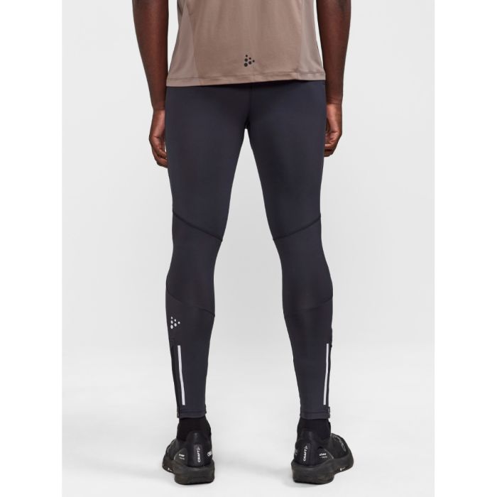 Craft Herre Lange tights ADV Essence Zip Tights Sort