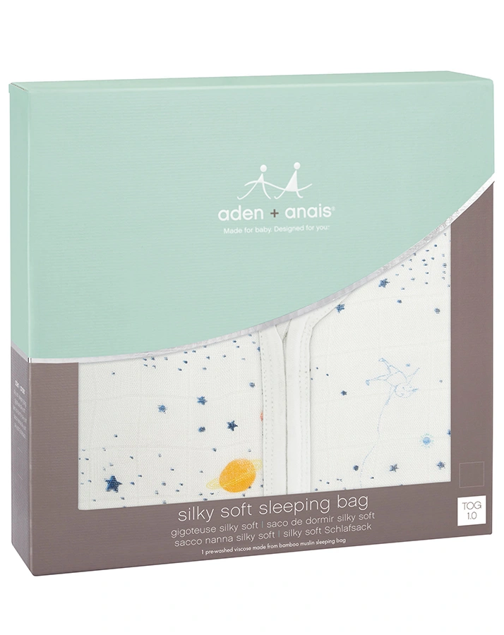 Schlafsack SILKY SOFT – STARGAZE in weiß