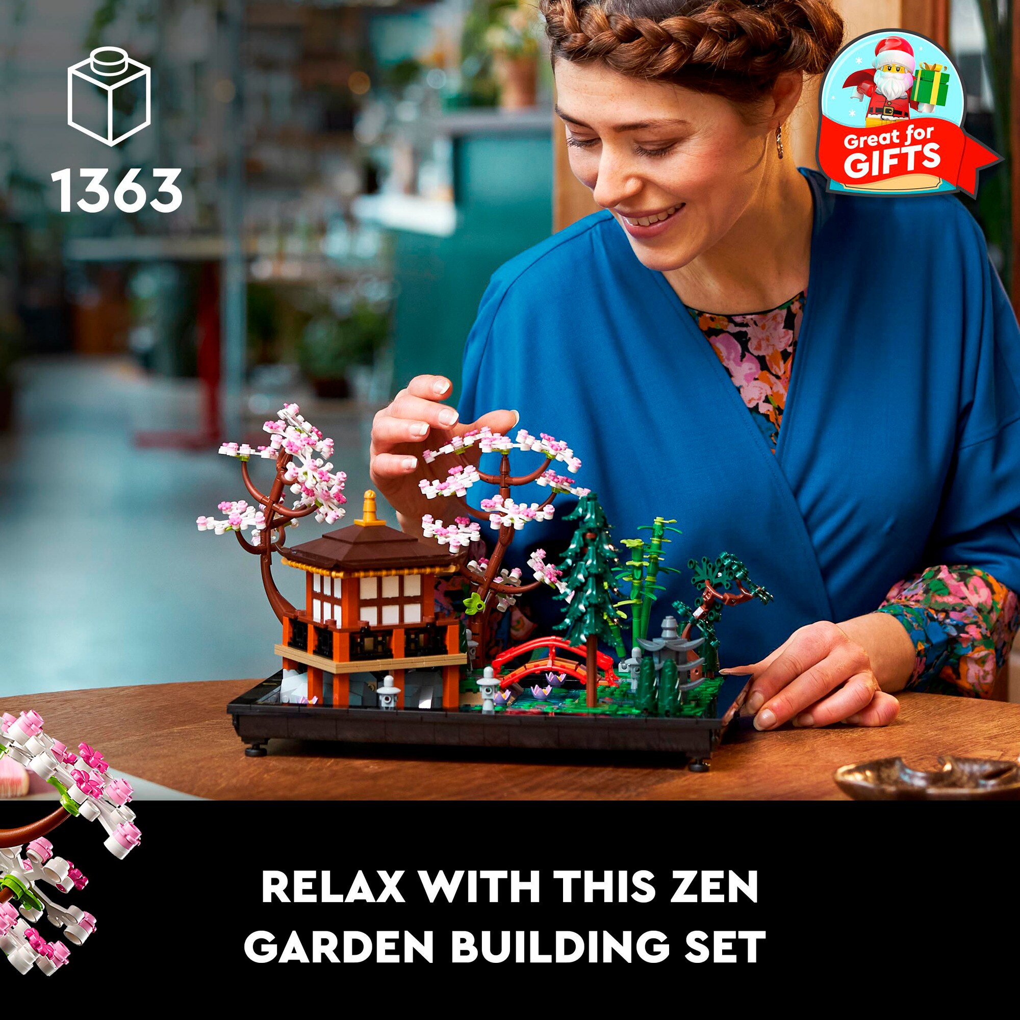 LEGO Konstruktionsspielzeug Icons Garten der Stille