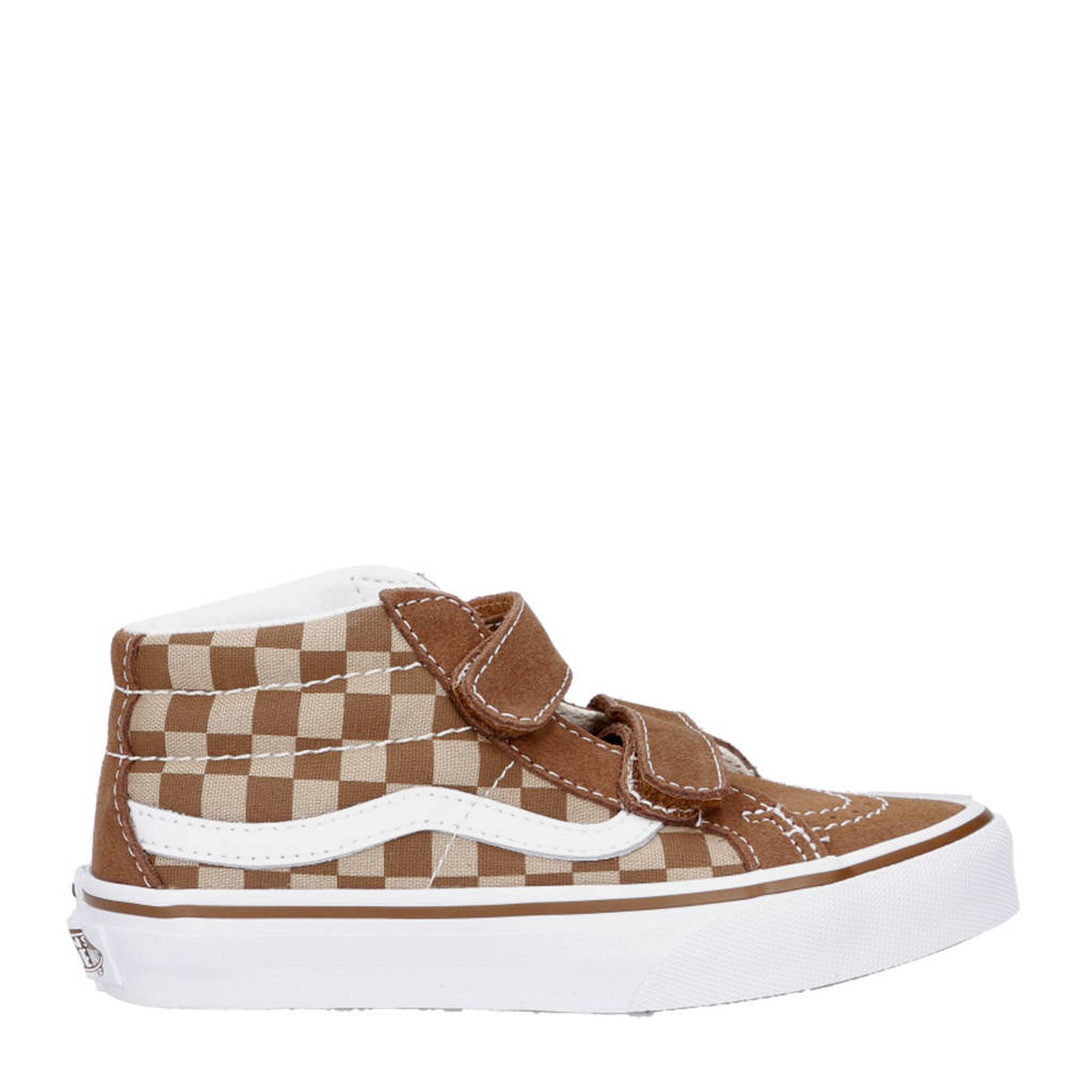 VANS SK8-Mid ReissueCheckerboard sneakers bruin/wit