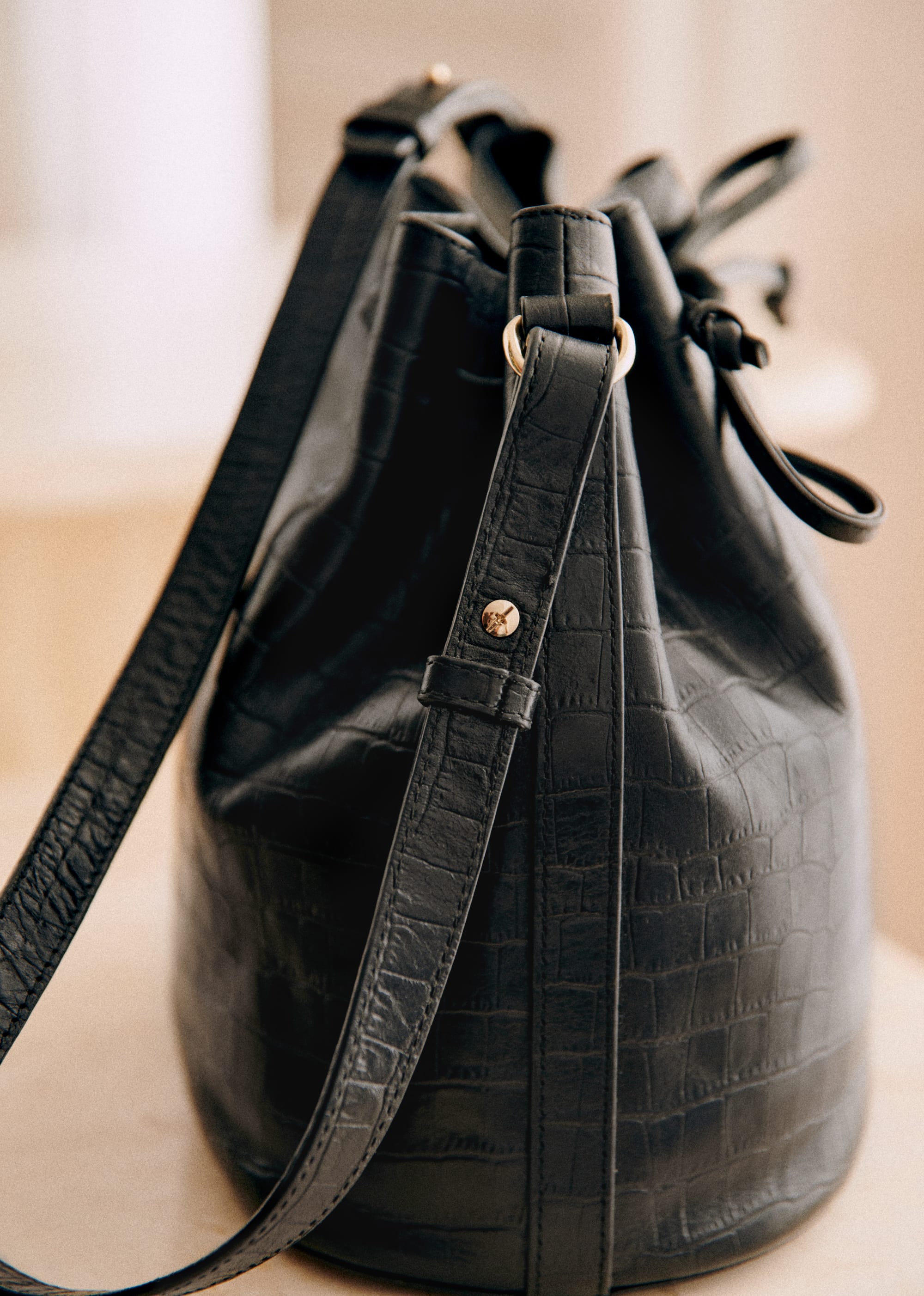Bourse Farrow - Noir Croco - SACS/NEW SACS Nos Sacs Iconiques 5906329