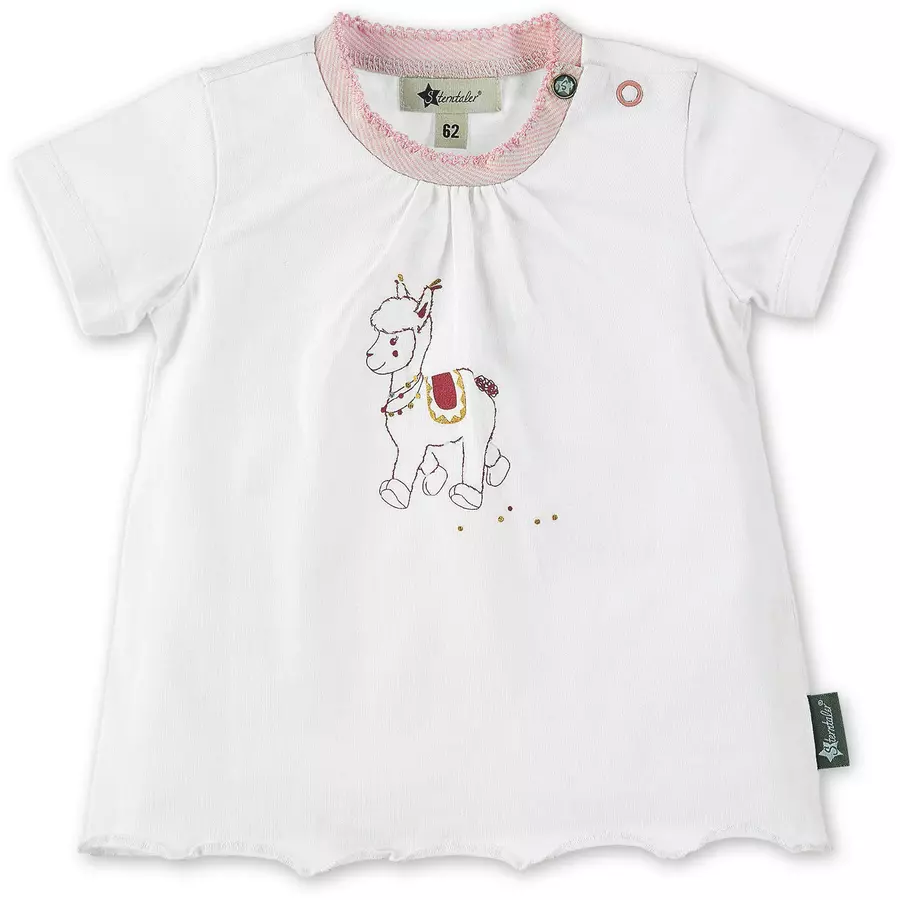 Sterntaler Kurzarm-Shirt Lotte weiß