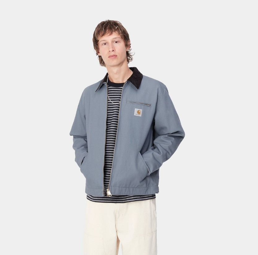 Carhartt WIP Detroit Jacket Dove Grey / Black