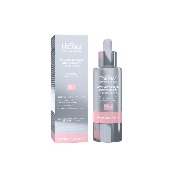 L'biotica Meso Therapy Dermo - behandeling Gladmakend en modellerend Serum voor de nacht 30 ml