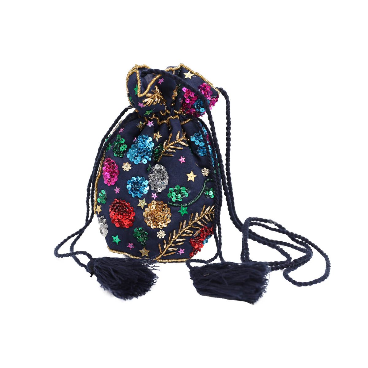 Sac bourse à sequins multicolores Pondie Chérie
