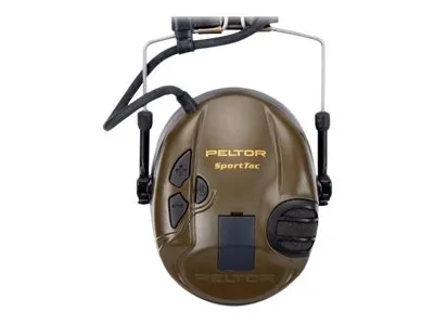 3M Peltor SportTac MT16H210F-478-GN - Hovedtelefoner - fuld størrelse - kablet - orange, olivengrøn