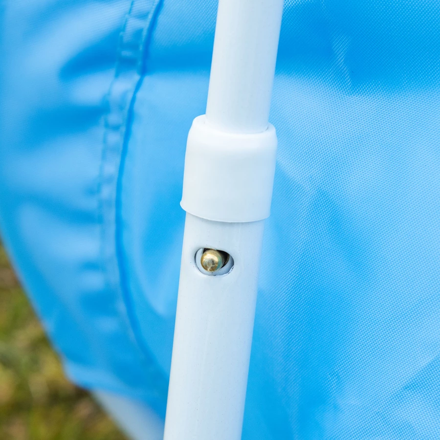 HOMCOM Campingstuhl mit Faltbarkeitsfunktion blau