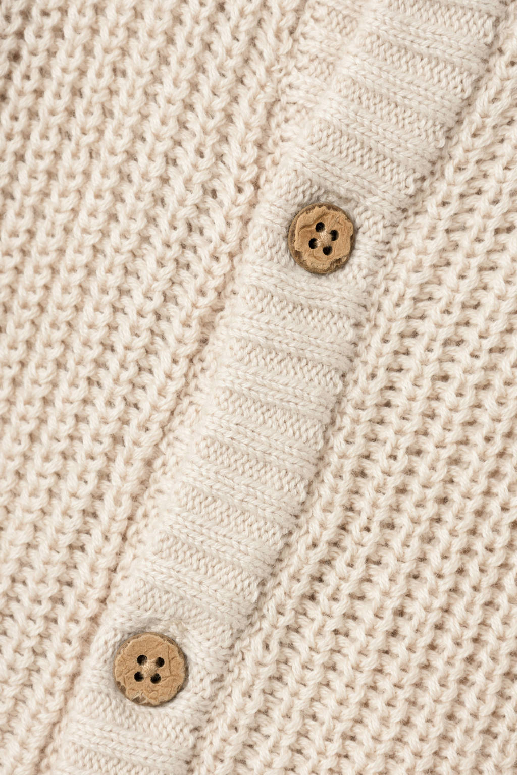 LIL' ATELIER gebreid vest NMNEMLEN beige