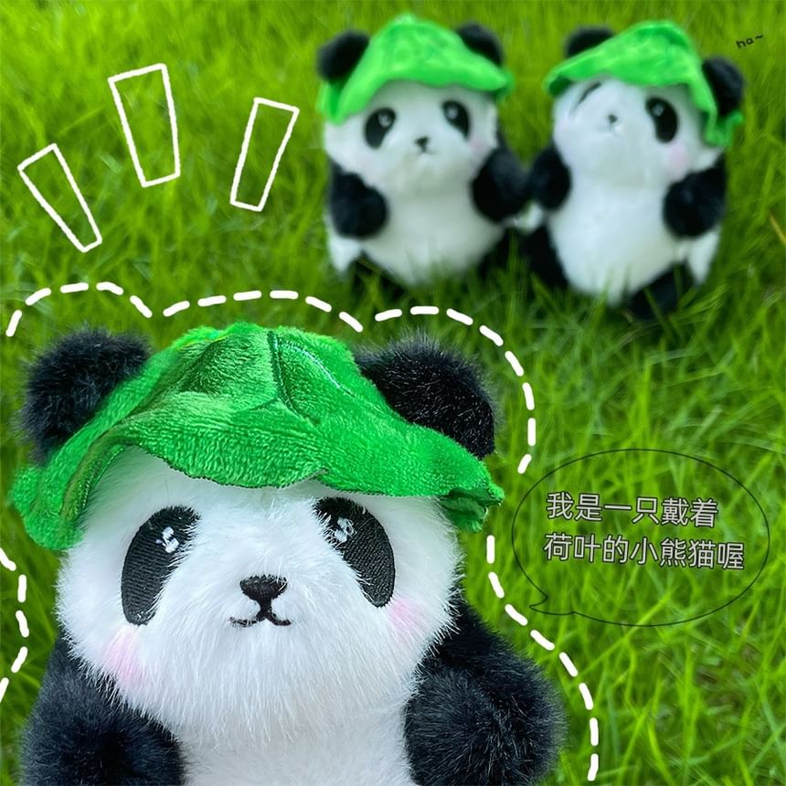 Klasse 302 - Panda Chenille tashanger sleutelhanger