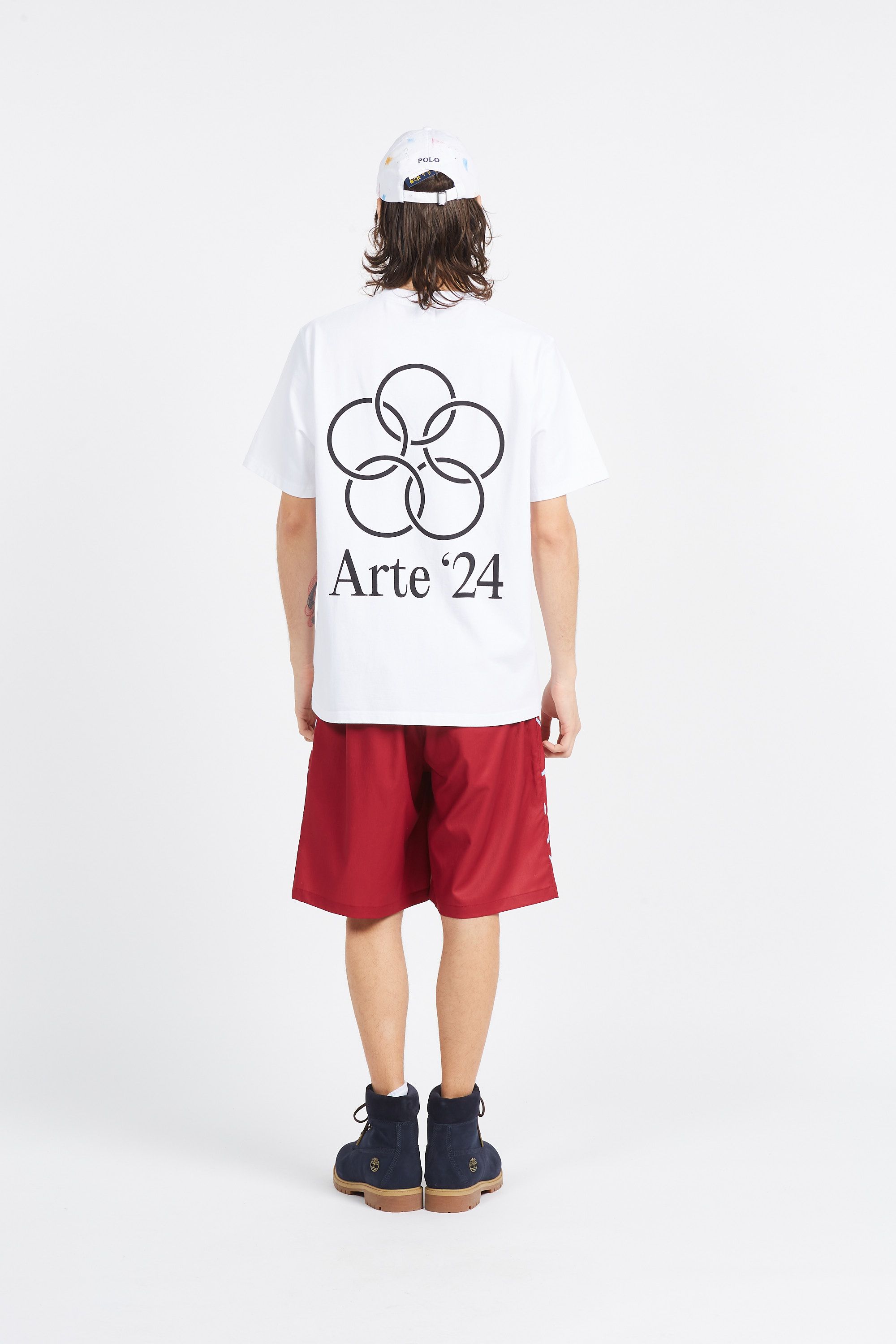 ARTE ANTWERP T-shirt Teo Back Rings T-shirt Blanc