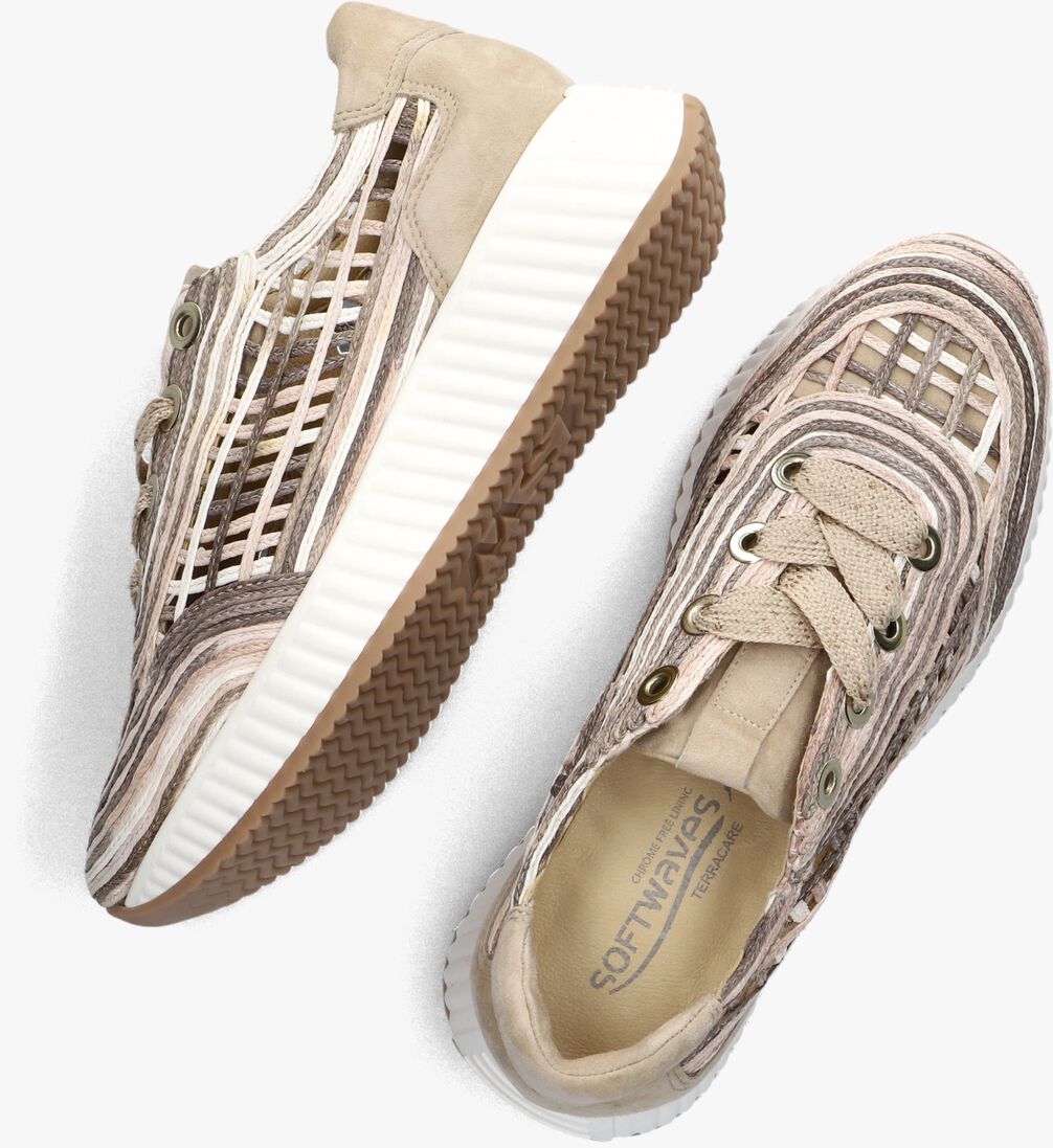SOFTWAVES beige softwaves lage sneakers ariana