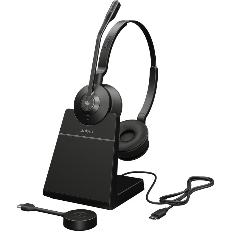 Jabra Engage 55 SE Casque Sans fil Arceau Bureau/Centre d'appels Noir