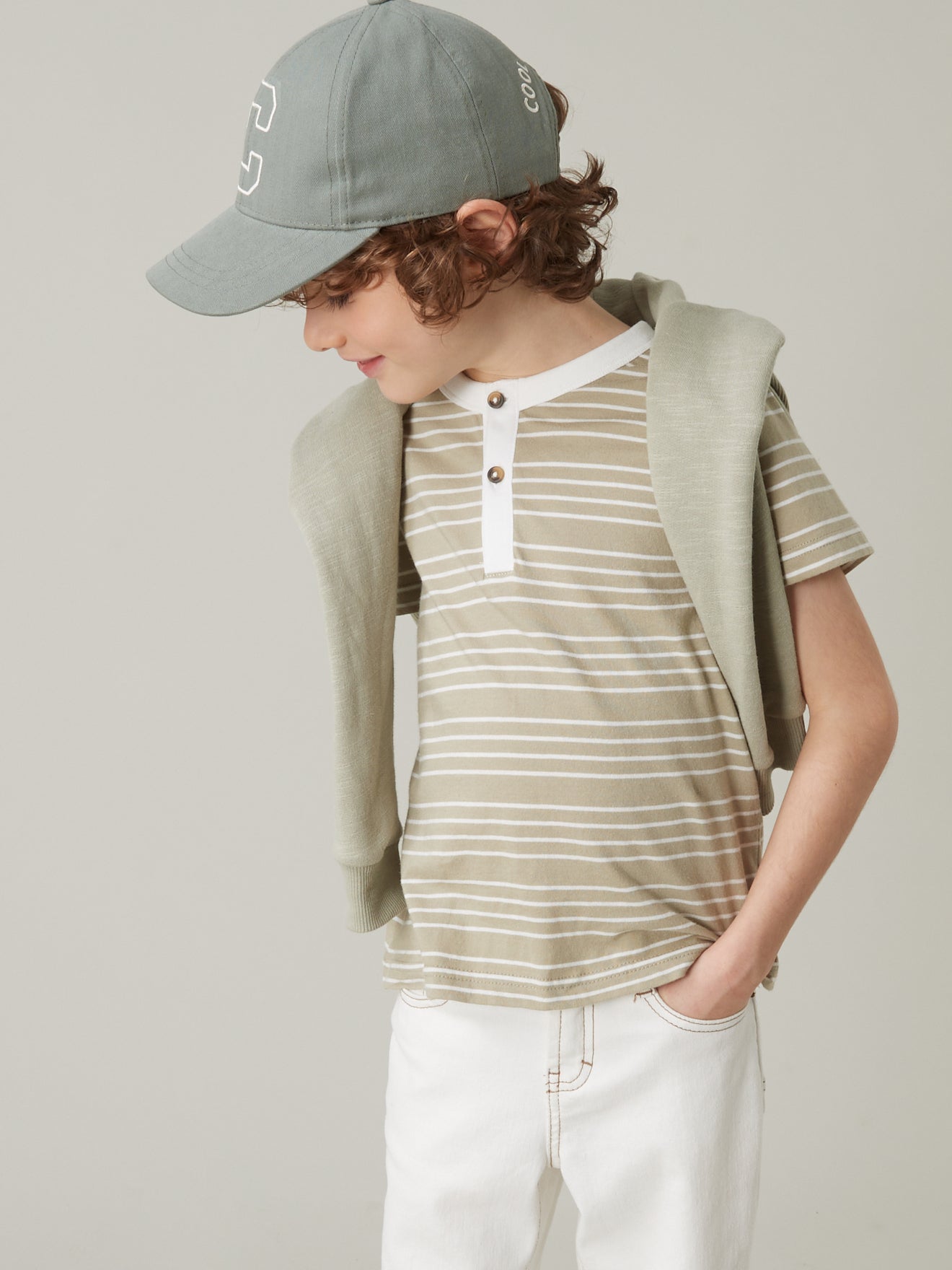 T-shirt rayé Garçon - Coton bio