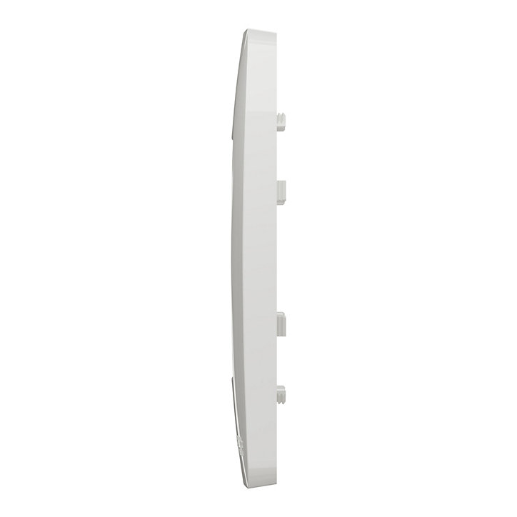 Plaque de finition simple Schneider Electric Unica Déco blanc
