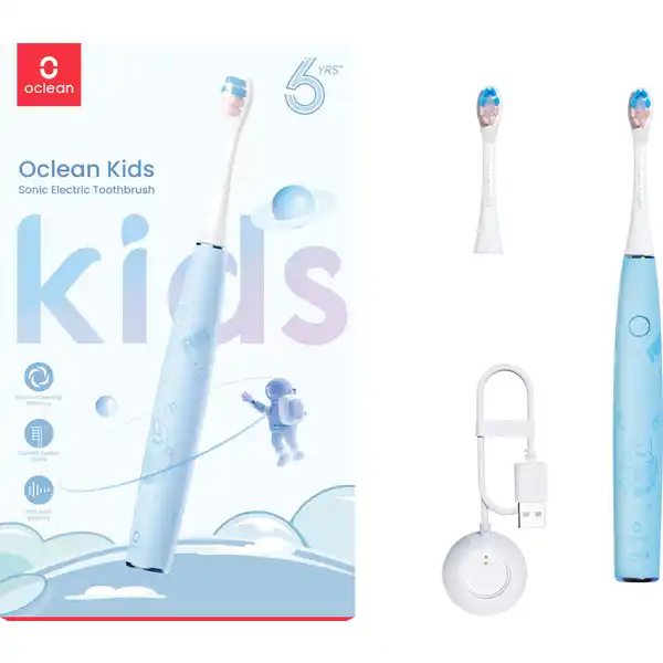 Kids Sonic elektrische Zahnbürste, Blau