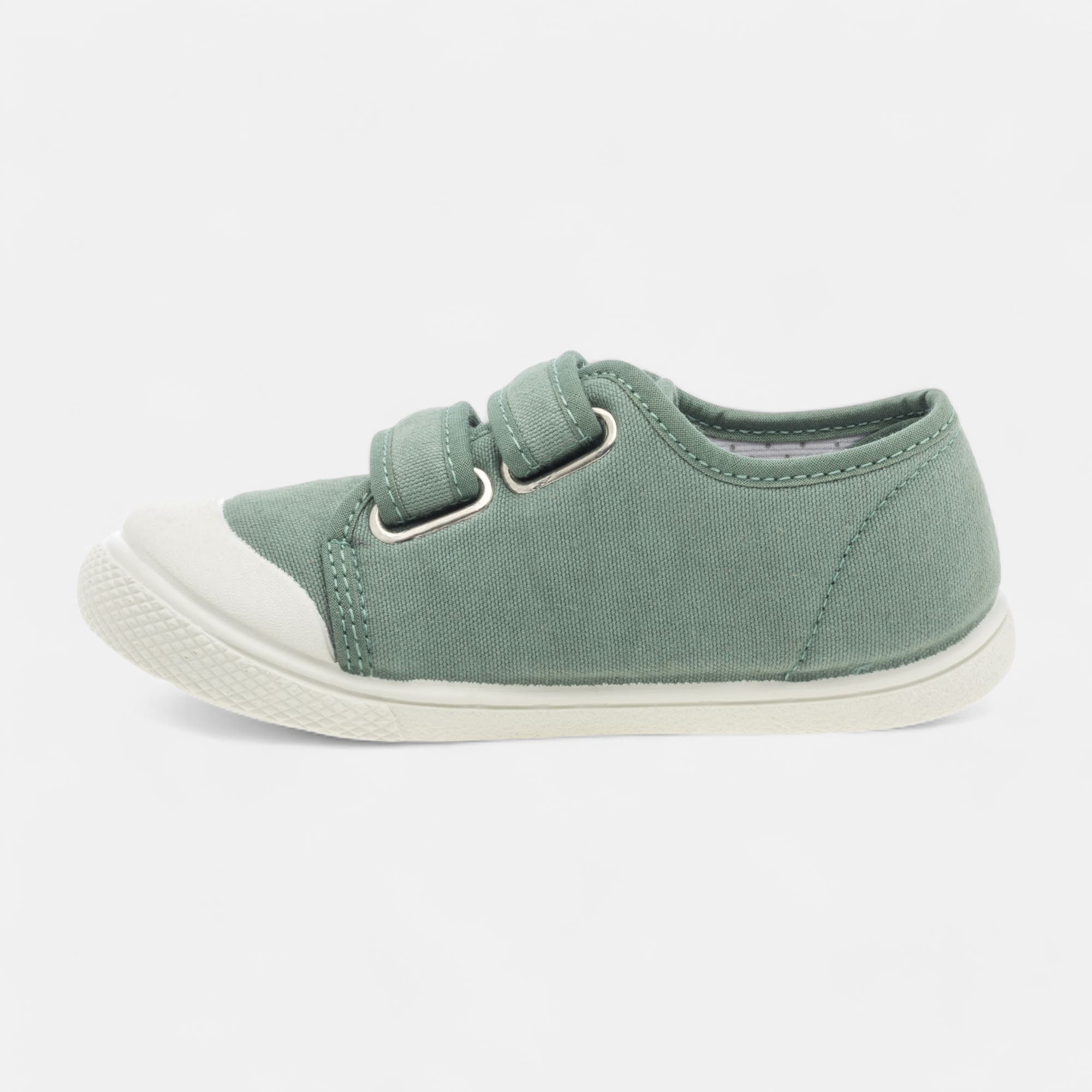 Baskets en toile Garçon vert clair