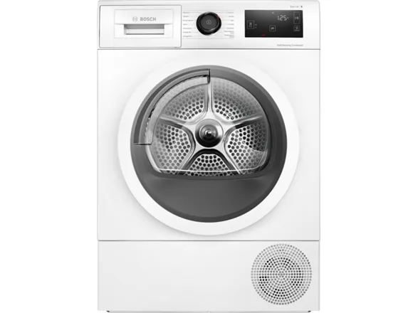 Bosch Serie | 6 WTU876IHSN - Tørremaskine - Wi-Fi - bredde: 59.8 cm - dybde: 66.5 cm - højde: 84.2 cm - frontbetjening - hvid