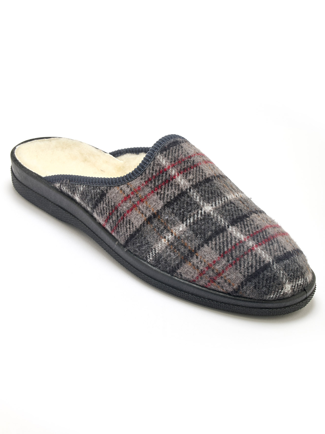 Mules mixtes fourrées laine majoritaire