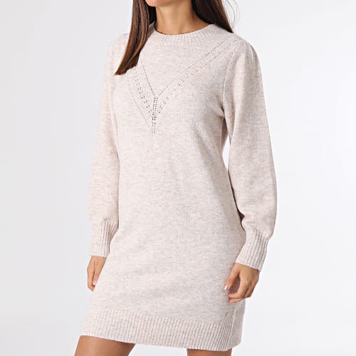 Robe Pull Femme Marinette P219W Beige Chiné