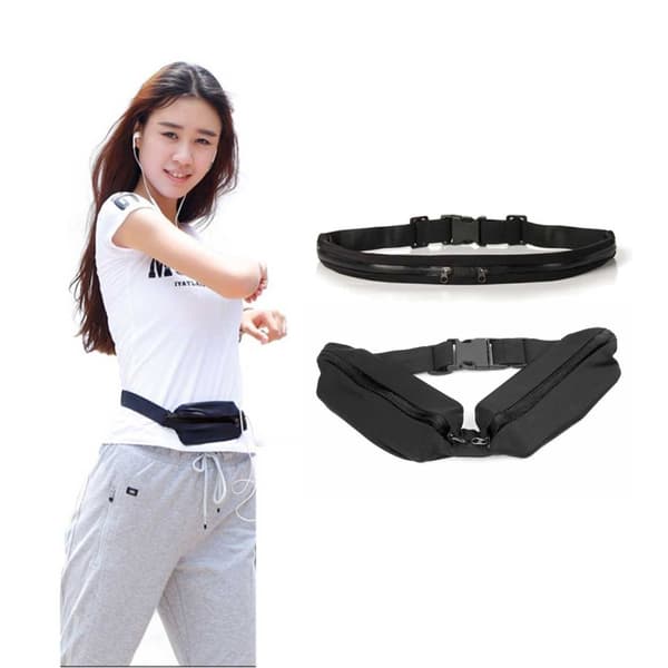 Utvidbar midjepose Runner Belt Bag Sport Mobiltelefon