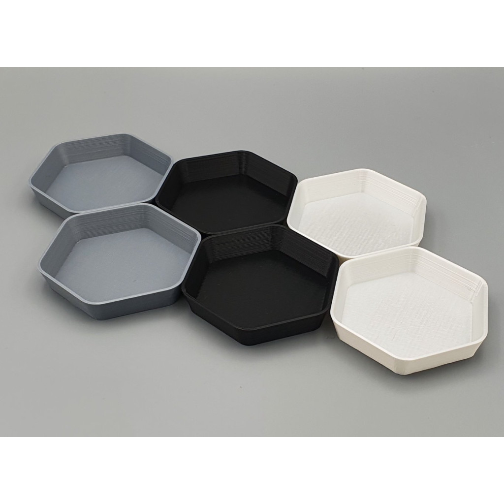 Lot de 6 Coupelles pour jetons - Pack Clair-Obscur