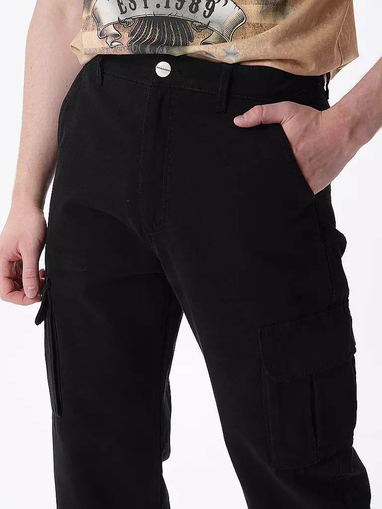 PEGADOR Cargohose NEIVA Straight Fit schwarz