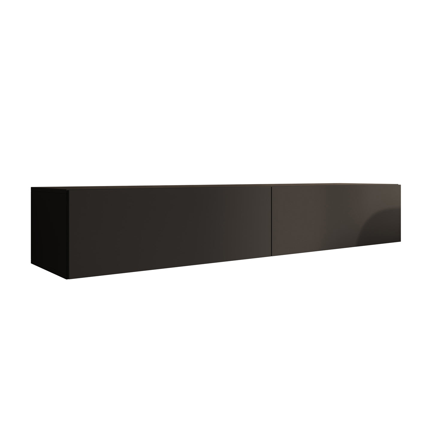 Palm - TV-Meubel - Mat zwart - 180x39x30 cm
