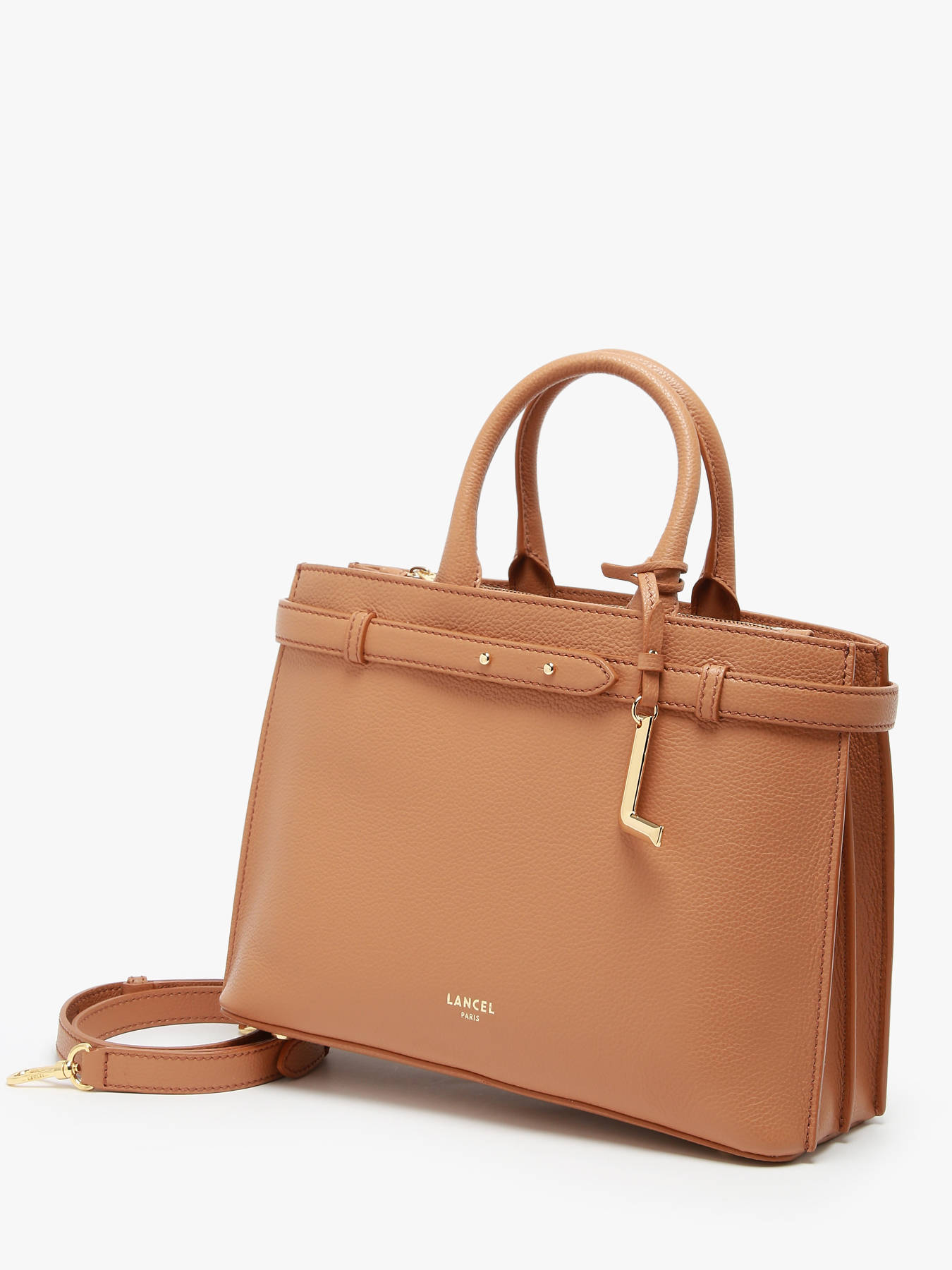 Sac port main Faubourg cuir LANCEL